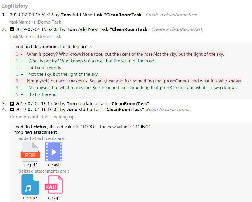 图 6-3 ObjectLogger日志展示效果图