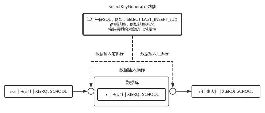 SelectKeyGenerator功能示意图